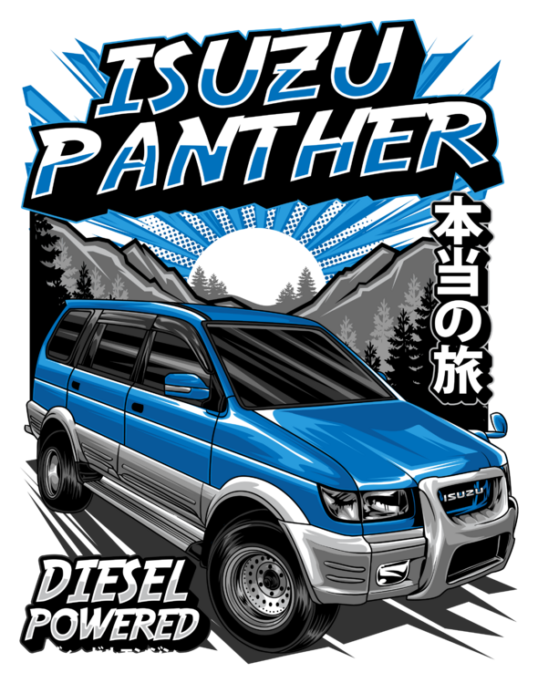 T-shirt Isuzu Panther – Diesel Power
