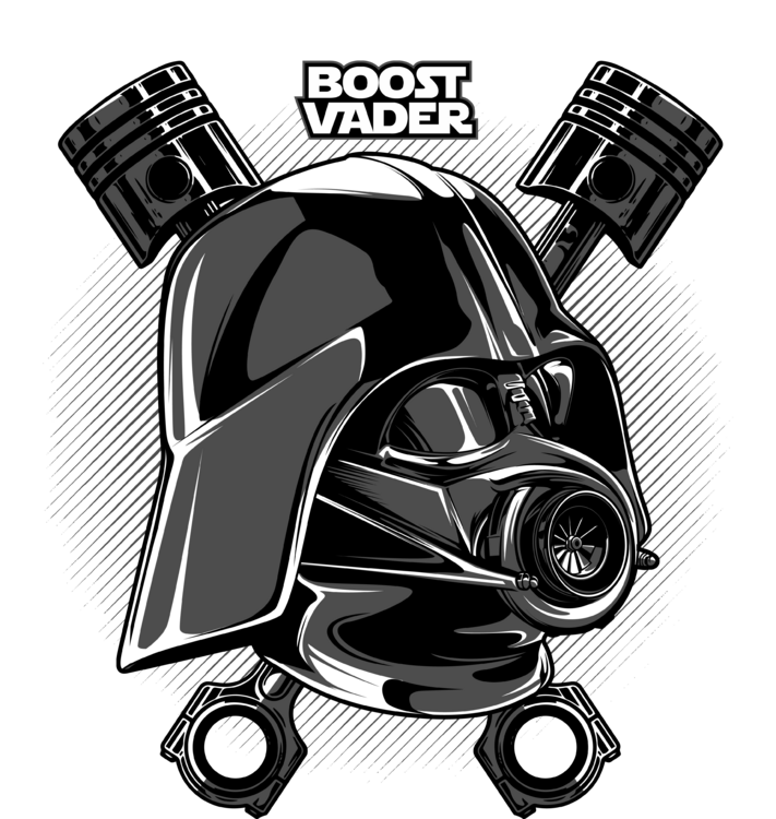 T-shirt Boost Vader – Dark Turbo