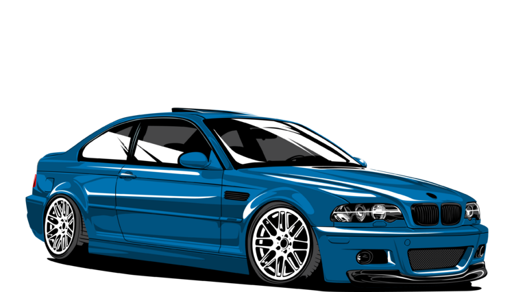 Camiseta BMW E46 – Blue Street