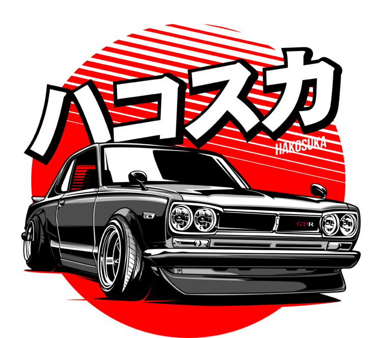T-shirt Nissan Skyline C10 – Hakosuka
