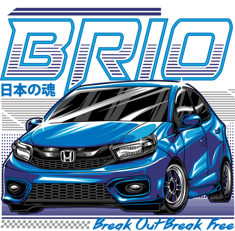 T-shirt Honda Brio – Break Out