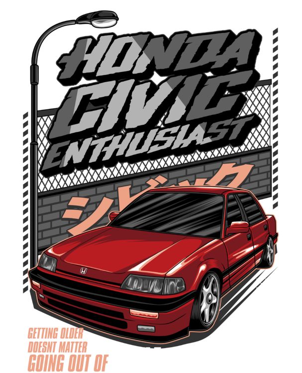 T-shirt Honda Civic – Enthusiast