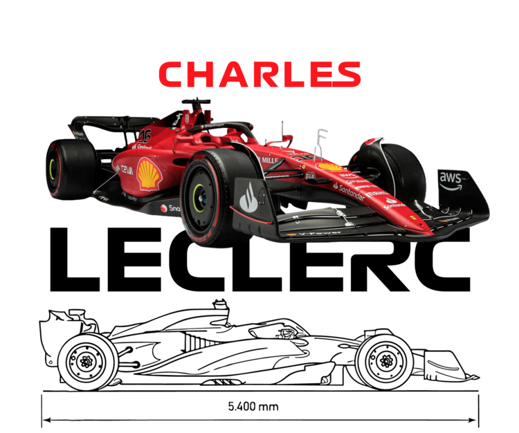 T-shirt Charles Leclerc Ferrari F1
