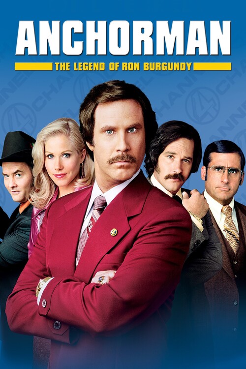 Poster Anchorman The Legend of Ron Burgundy (2004)
