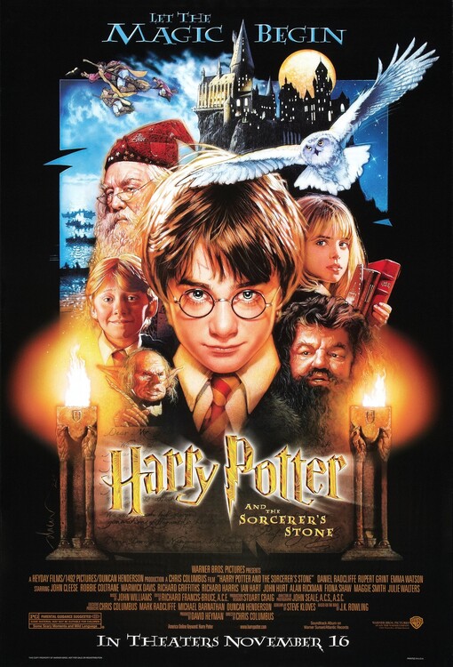 Bild auf Leinwand Harry Potter and the Sorcerers Stone (2001)