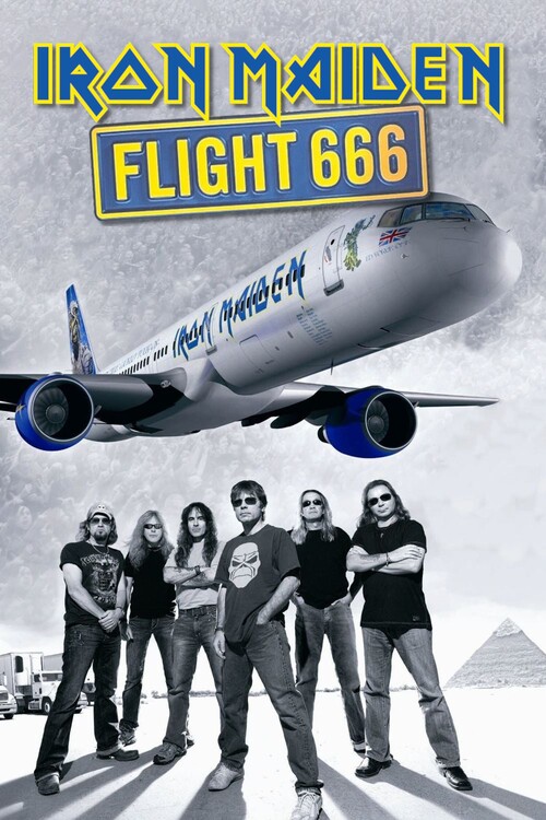 Плакат Iron Maiden Flight 666 (2009)