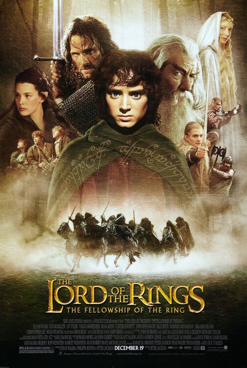 Canvas Print The Lord of the Rings The Fellowship of the Ring (2001)