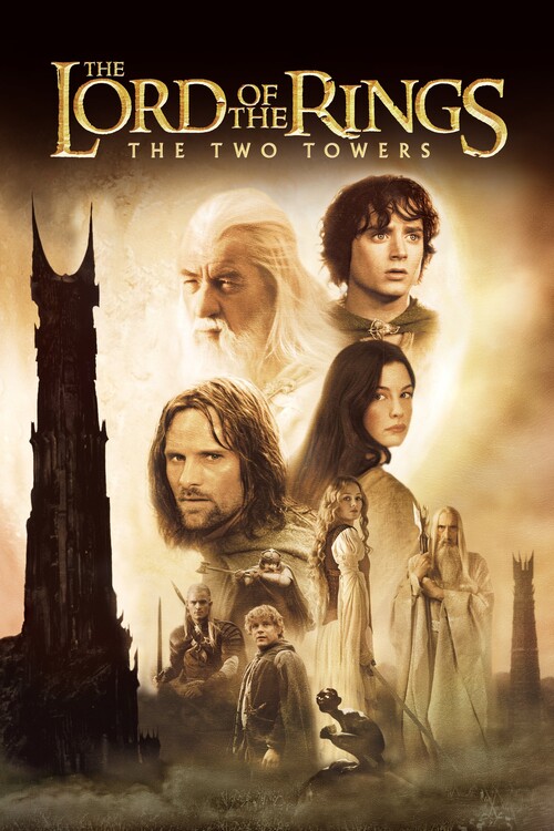 Canvas Print The Lord of the Rings The Two Towers (2002)