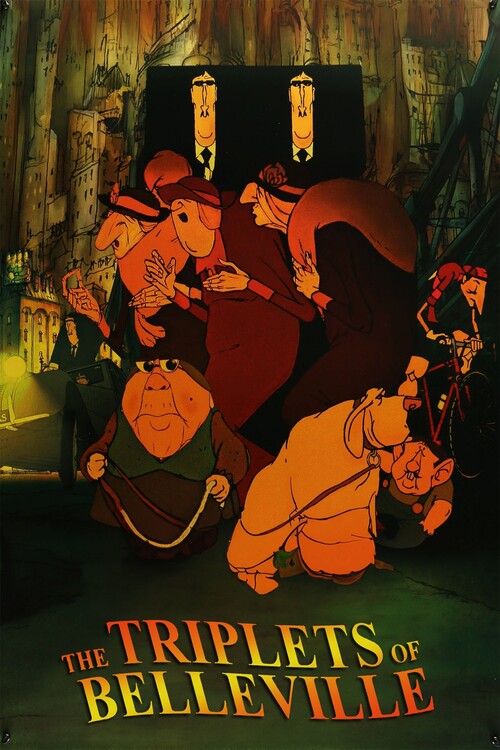 Плакат The Triplets of Belleville (2003)