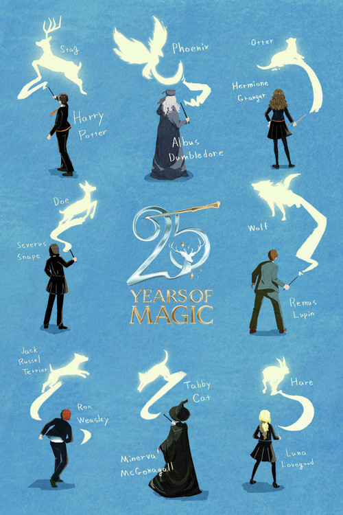 Poster Harry Potter - 25 Years of Magic
