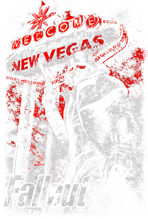 T-shirt Fallout: Wasteland Guardian of New Vegas