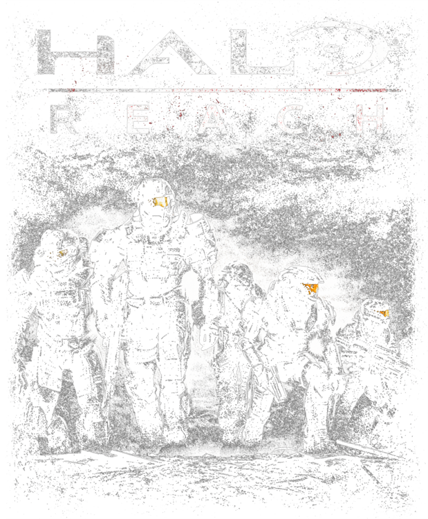 T-shirt Halo Reach