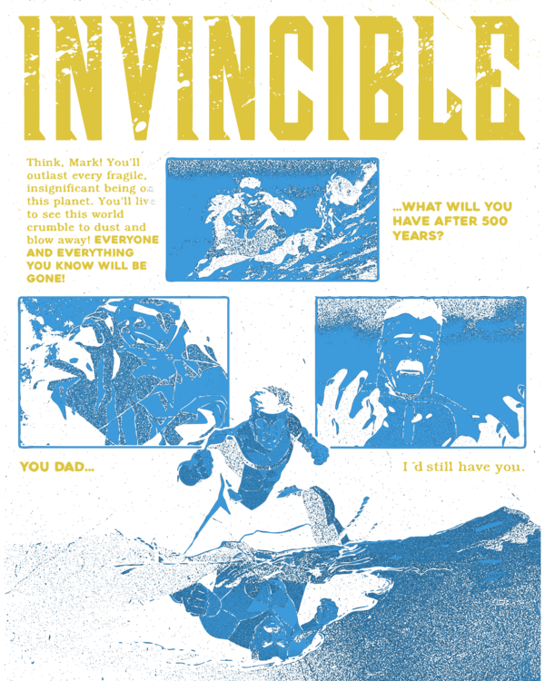 T-shirt Invincible