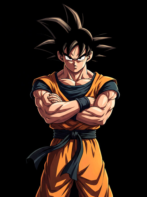 Плакат Dragon Ball: Goku Base Form Portrait