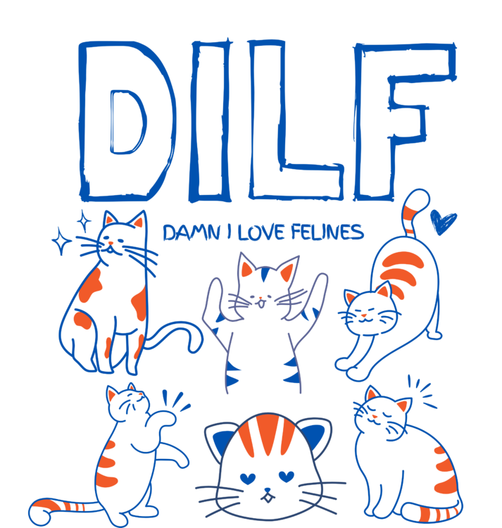 T-shirt Damn I Love Felines