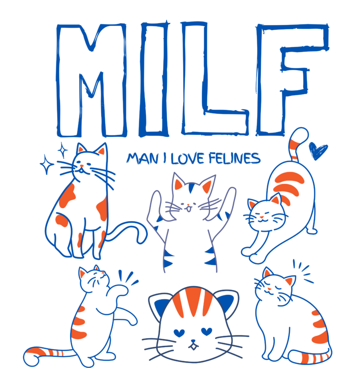 T-shirt Man I Love Felines