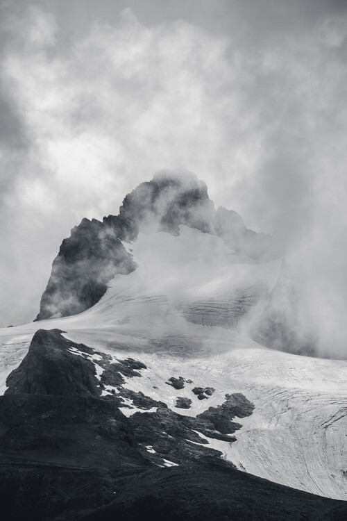 Plagát Mountain in fog
