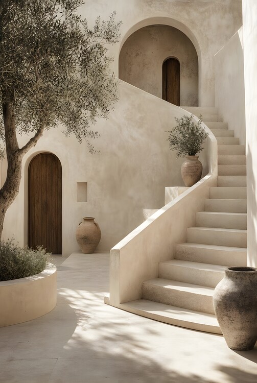Плакат Casa Blanca | Mediterranean Architecture Wall Art