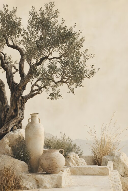 Плакат Olive Study No. I | Mediterranean Olive Tree Wall Art