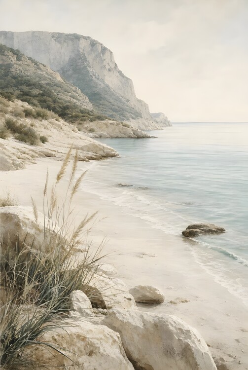 Плакат Morning Shore | Coastal Landscape Wall Art