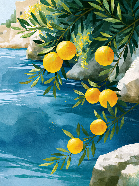 Plakát Italian Lemon Paradise