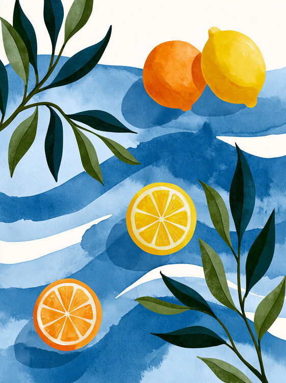 Plakát Citrus & Coastline