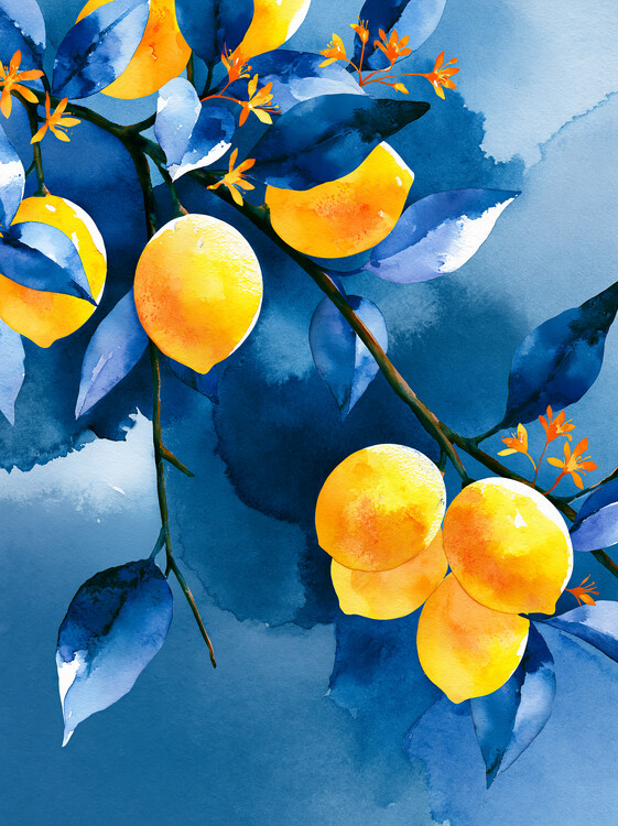 Plakát Summer Citrus Escape