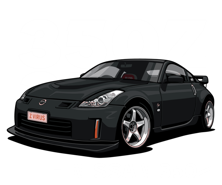 T-Shirt Nissan – 350Z Black Edition