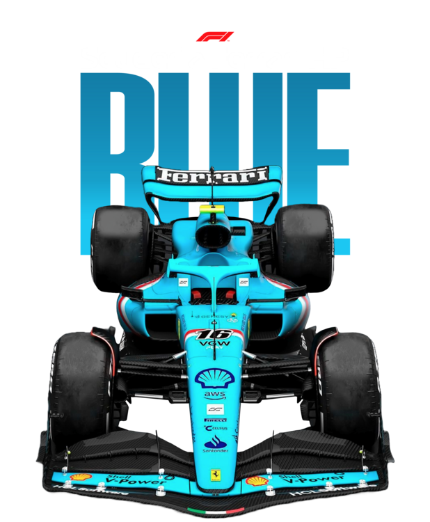 Tričkó Ferrari – SF-24 Blue Edition