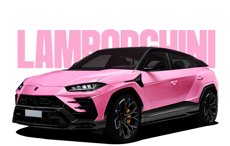 Tričko Lamborghini – Urus Pink