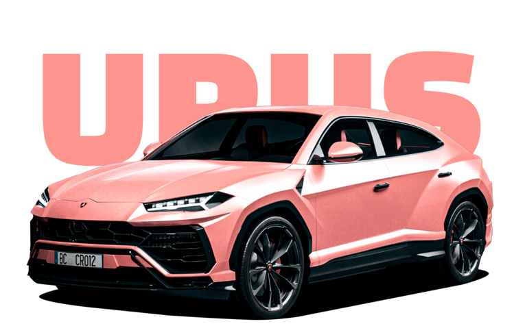 Tričko Lamborghini – Urus Rose Edition