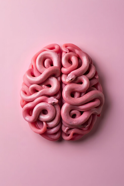 Poster Artem Pozdniakov - Snake Brain