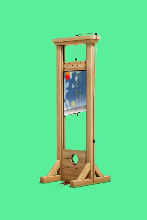 Poster Artem Pozdniakov - Shopping Guillotine