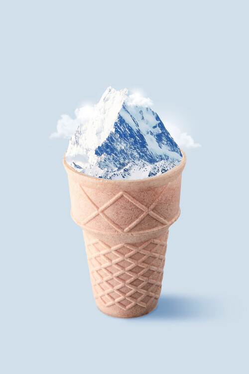 Poster Artem Pozdniakov - Mountain Ice Cream