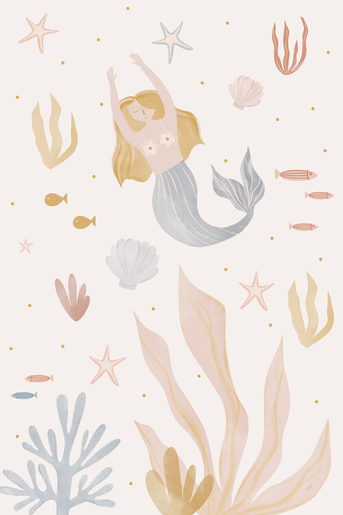 Принти на полотні Menina Lisboa - One Mermaid