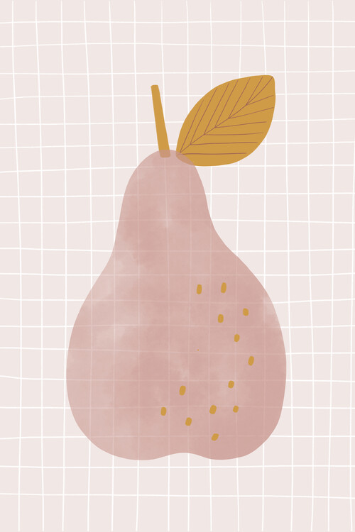Plagát Menina Lisboa - Pink Pear