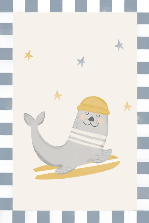 Плакат Menina Lisboa - Surfin Sea Lion