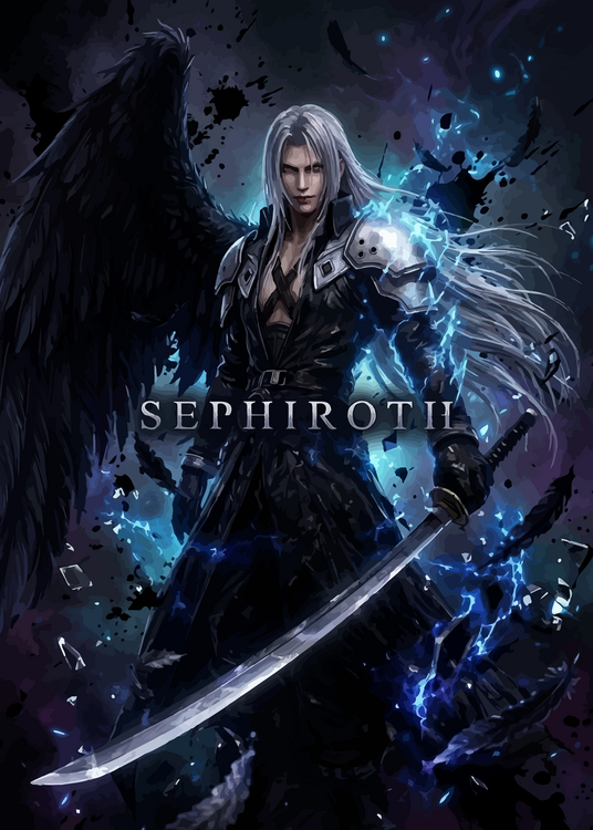 Poster Sephiroth Final Fantasy VII Rebirth