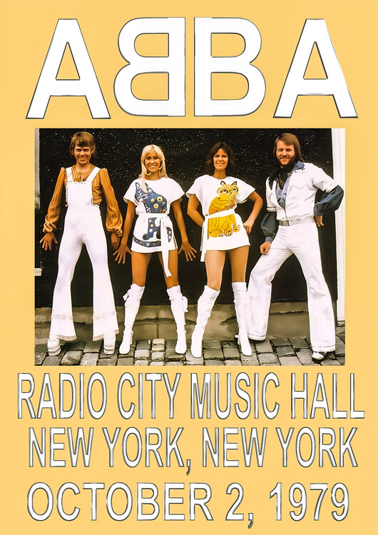 Obraz na plátně ABBA – Radio City Music Hall, New York 1979