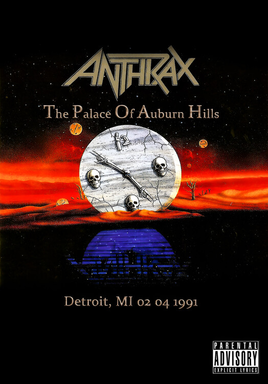 Плакат Anthrax – The Palace of Auburn Hills, Detroit 1991