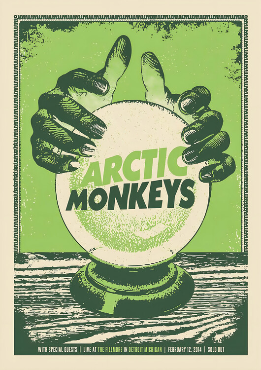 Плакат Arctic Monkeys – Tennis Ball Artwork