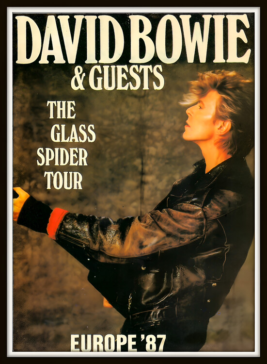 Плакат David Bowie – Glass Spider Tour, Europe 1987