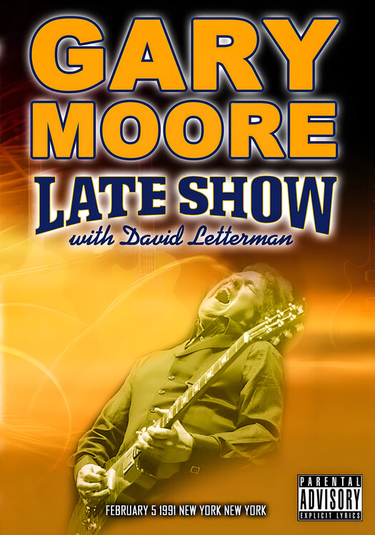 Плакат Gary Moore – Late Show with David Letterman