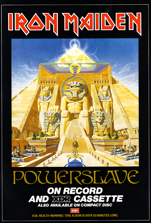 Плакат Iron Maiden – Powerslave on Record and Concert