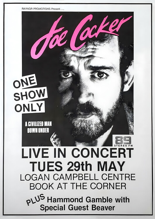 Плакат Joe Cocker – Live in Concert