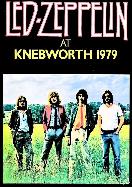 Плакат Led Zeppelin – Knebworth 1979