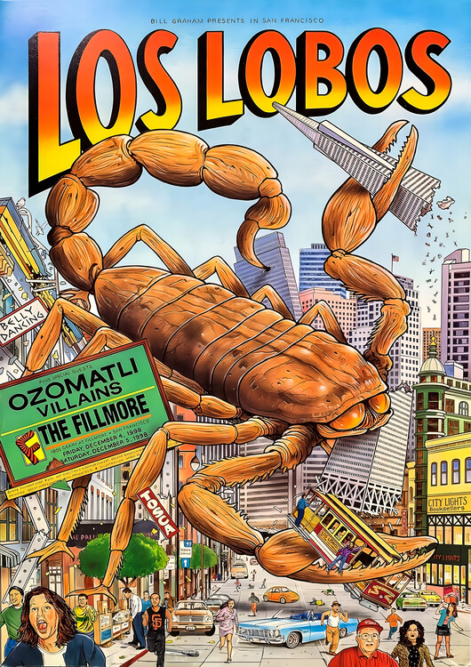 Плакат Los Lobos – Festival Poster