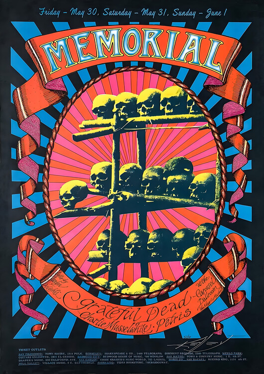 Плакат Memorial Day Festival – Vintage Concert Poster