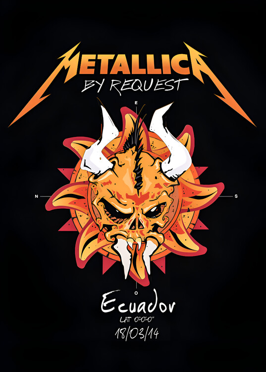 Плакат Metallica – By Request, Ecuador