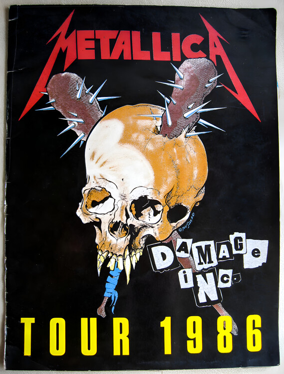 Плакат Metallica – Damage, Inc. Tour 1986